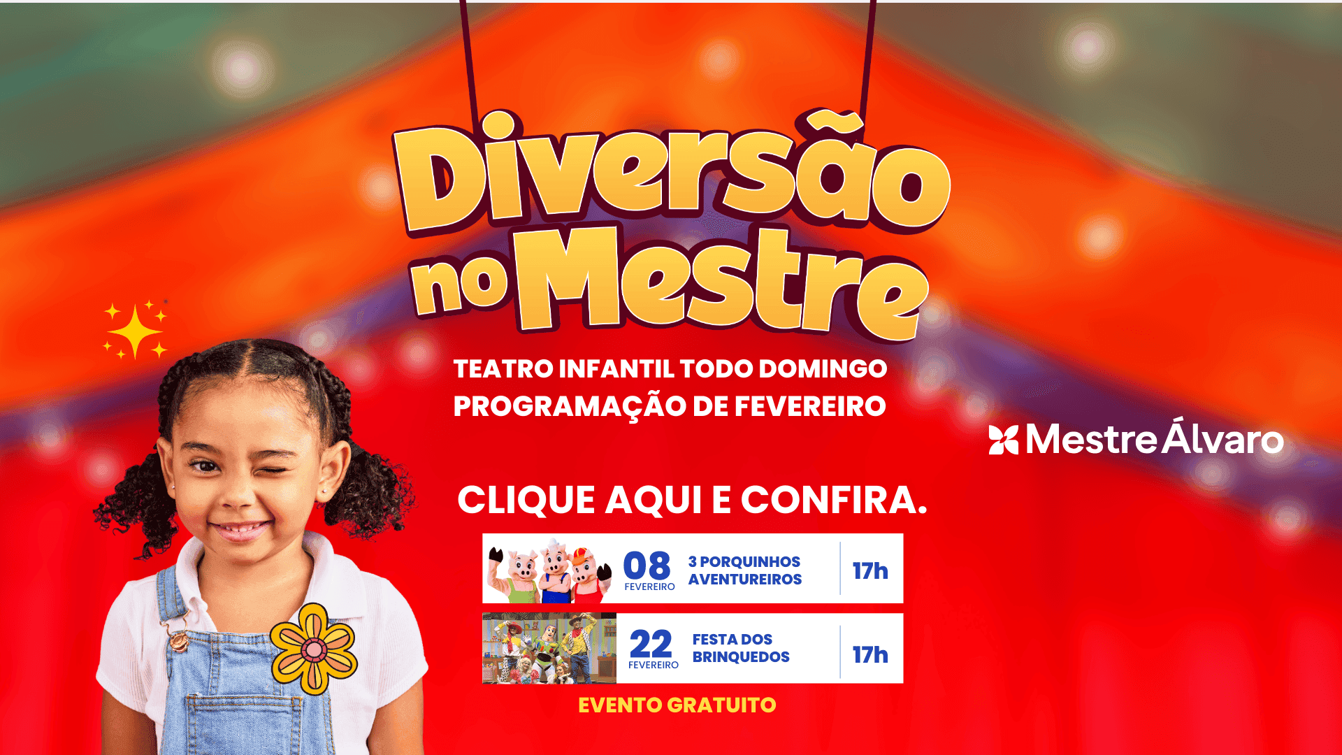 Imagem do Banner Diversão no Mestre